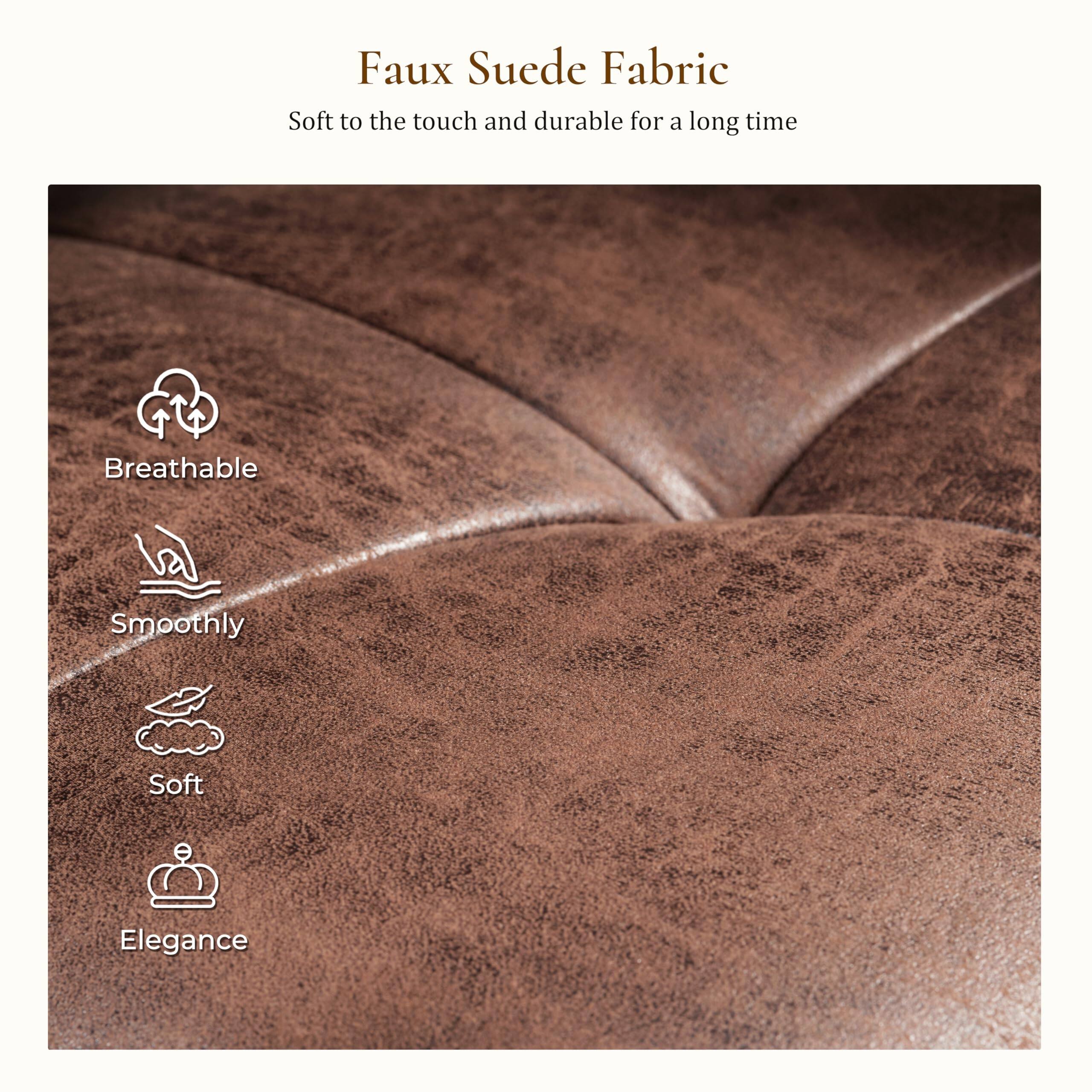 Faux Suede Fabric

Soft to the touch and durable for a long time

Breathable
Smoothly
Soft
Elegance