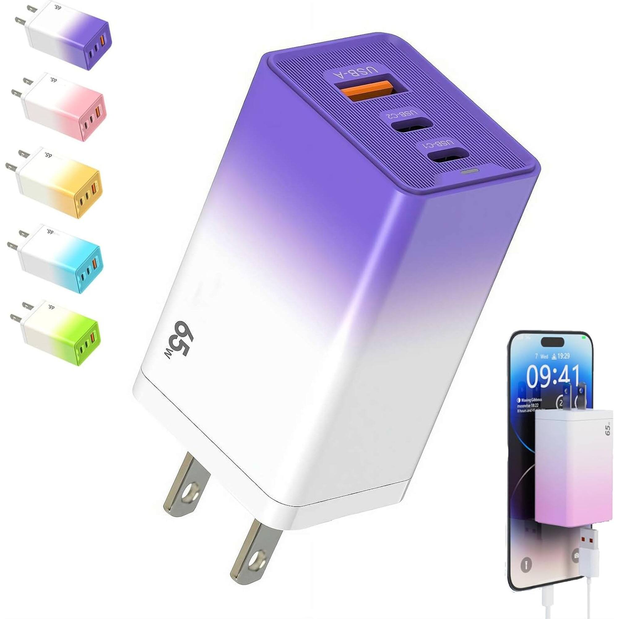 W USB-A USB-C2 S USB-C1 e9 65 W 1 -e 19:29 09:41 1 1 1 ROton - 2 65 I