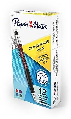 Paper Mate  
ComfortMate Ultra  
#2 Pencil  
Portemine  
NP 2  
12 Mechanical Pencils  
0.7mm / 0.7mm  
Comfortable grip