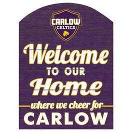 Jardine - Carlow University Celtics 16" x 22" Indoor/Outdoor Marquee Sign - Purple