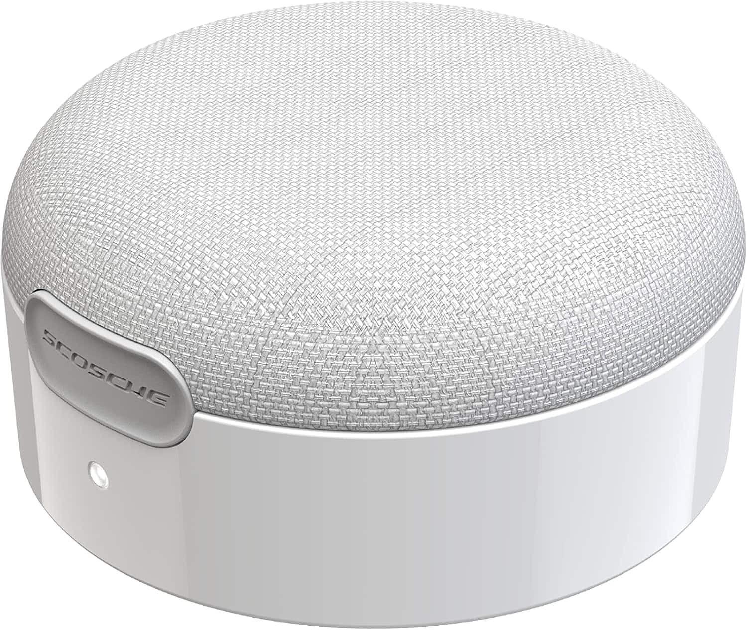 Scosche - BTMSSWT-SP BoomCan MS Portable Magnetic True Wireless Bluetooth Speaker Compatible with MagSafe iPhone 16/15/14/ - White
