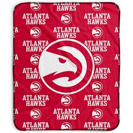 Pegasus - Atlanta Hawks 50" x 60" Repeat Wordmark Fleece Blanket - Multicolor