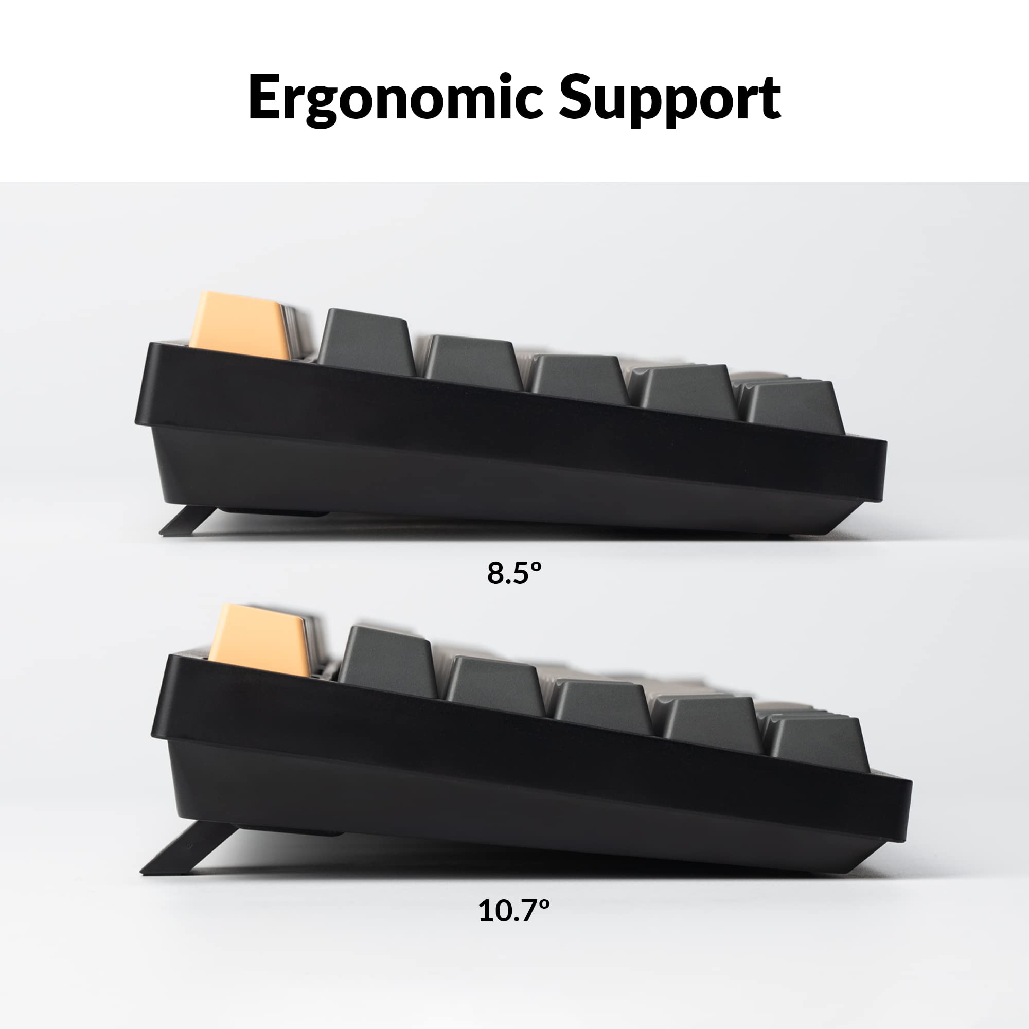Ergonomic Support

8.5°

10.7°