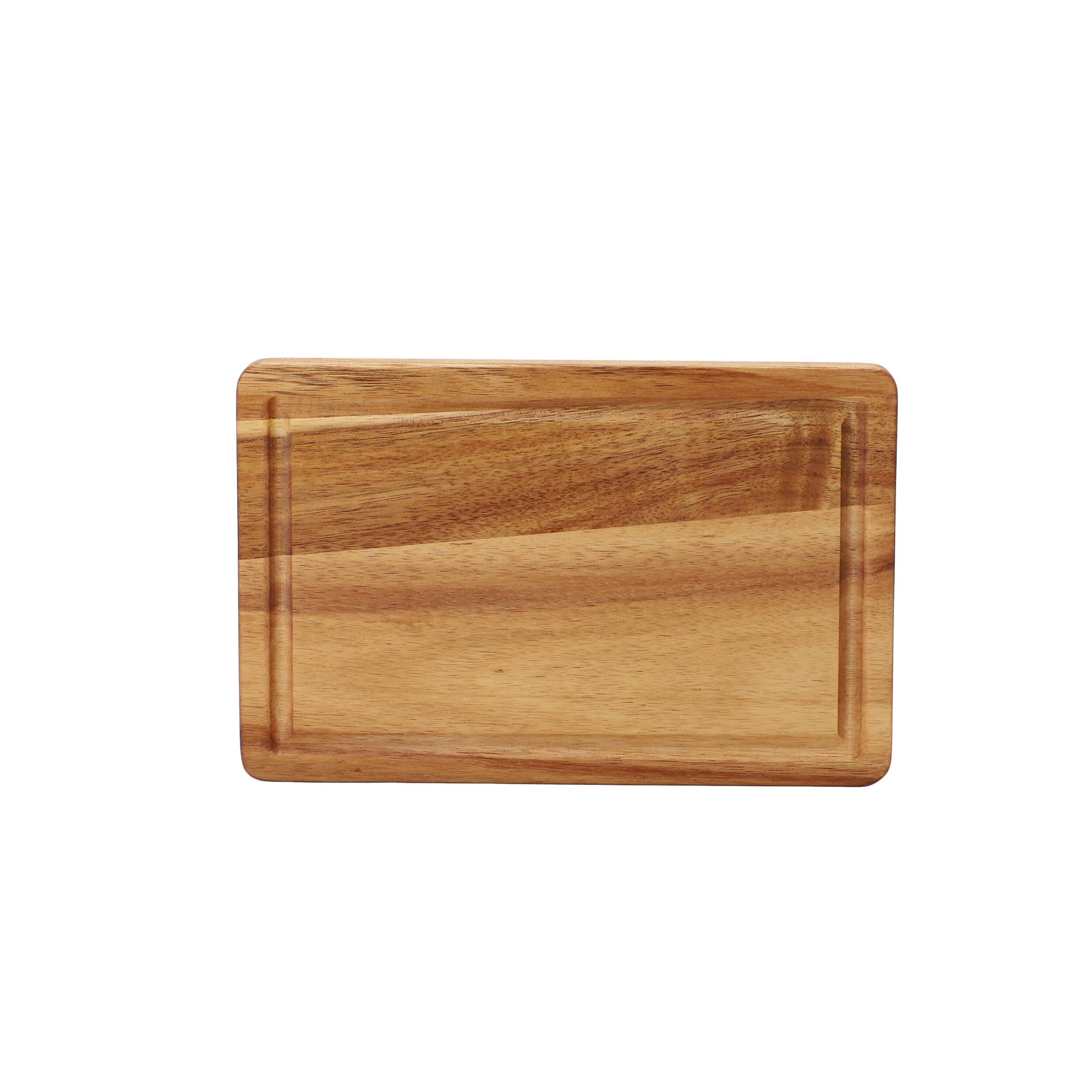 Alt View 5. MegaChef - MegaChef 3 Piece Acacia Wood Cutting Board Set - Brown.
