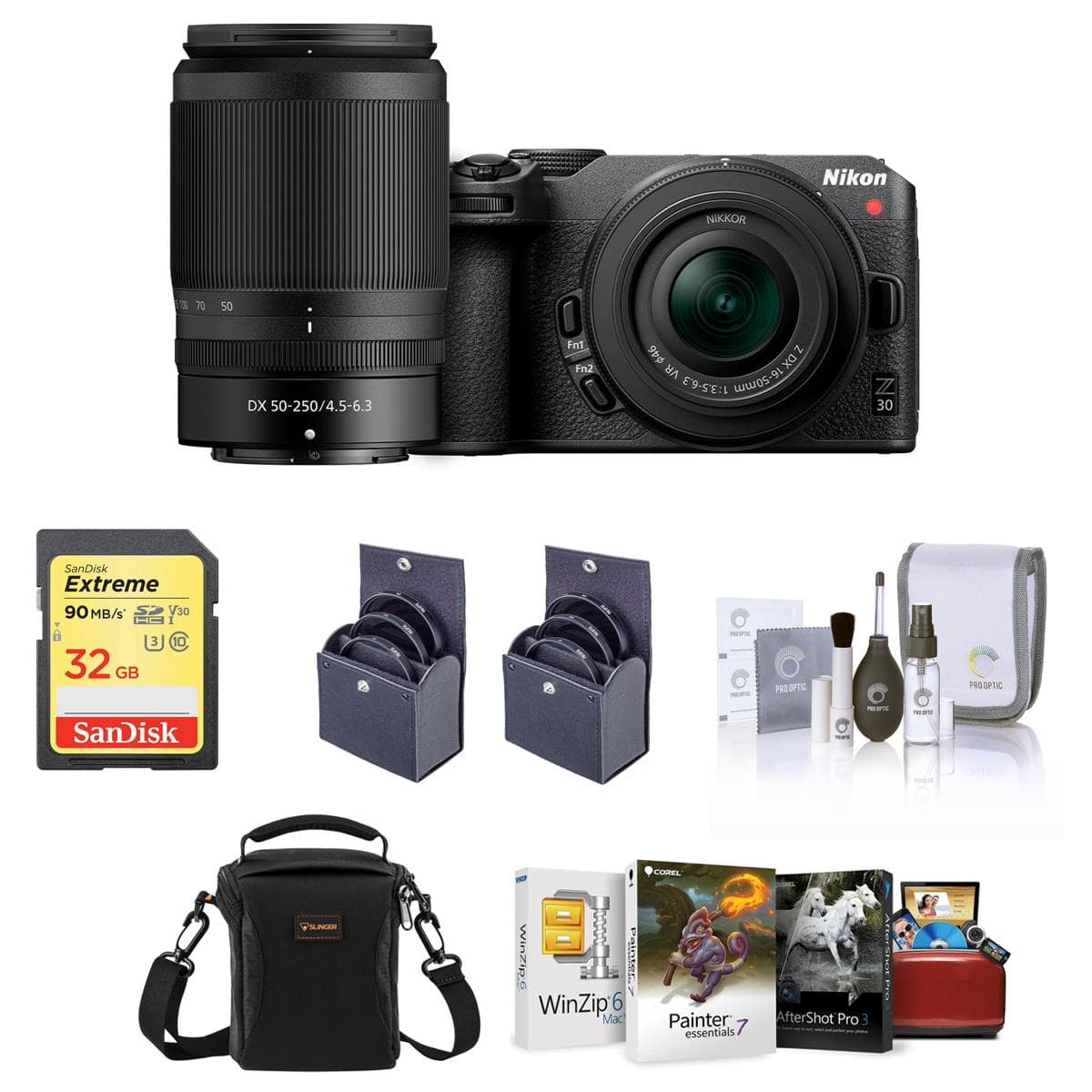 Nikon カメラ　セット Bundle Nikon Z 30 Mirrorless Camera with 16 50mm & 50 250mm Lens
