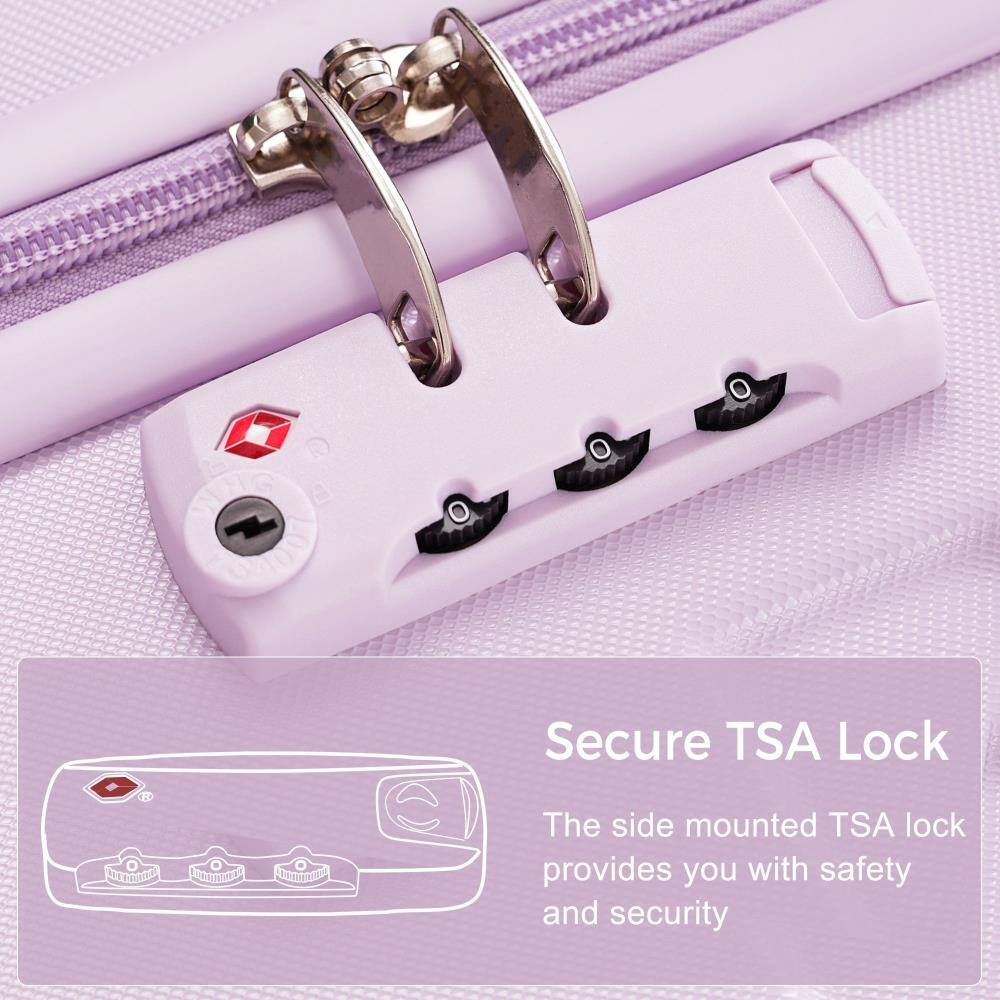Secure TSA Lock

The side mounted TSA lock provides you with safety and security