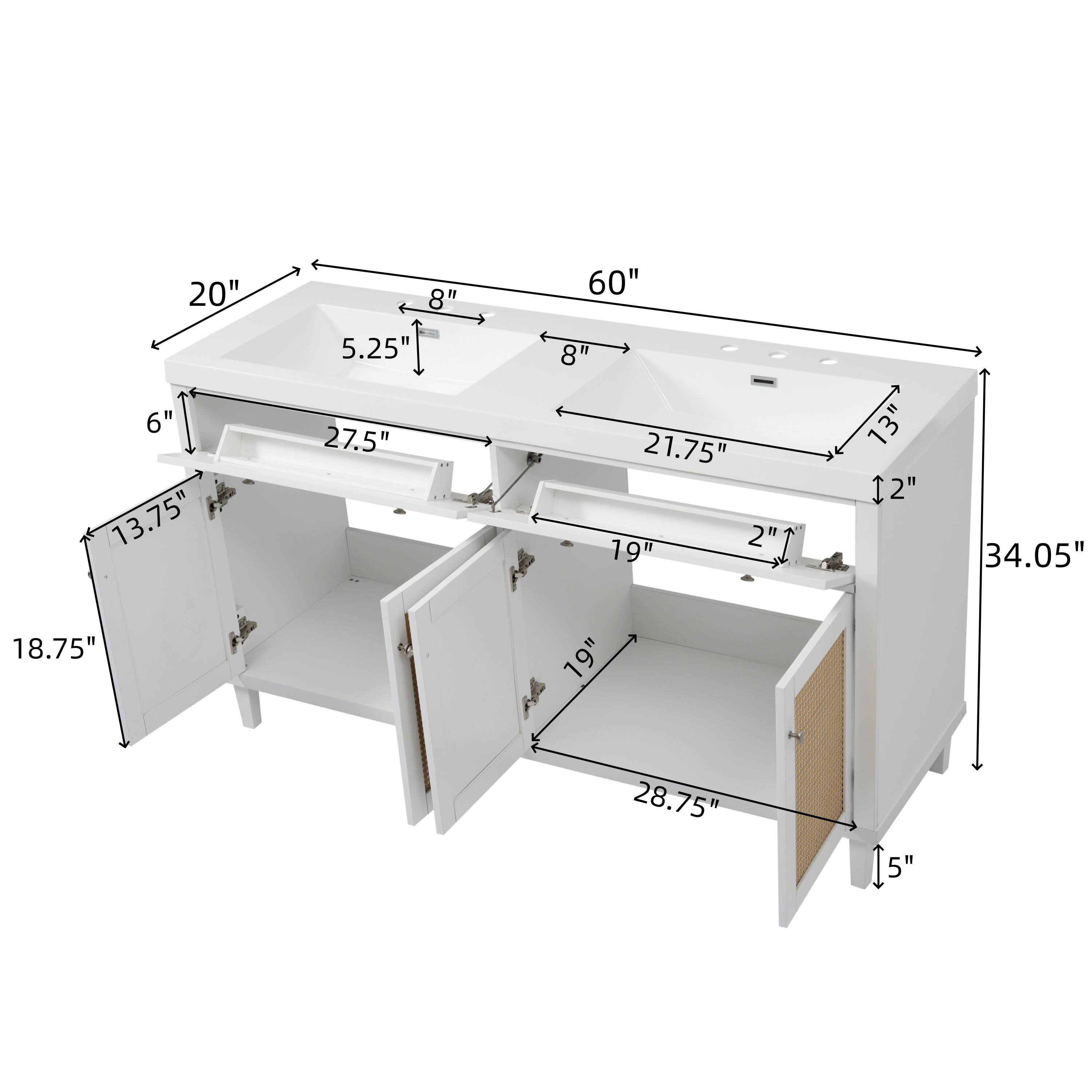 20" 6" 13.75" 5.25" 27.5" 8" 60" 8" 21.75" 19" 2" 13" 12" 34.05" 18.75" 19" 28.75" 15" 5"