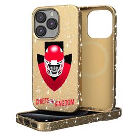 Keyscaper - NFL - Kansas City Chiefs 2024 Illustrated Limited Edition Bling iPhone Case - 14 - Gold