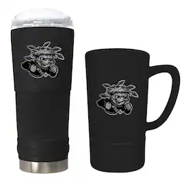 Great American Products - Wichita State Shockers 24oz. Stealth Draft Tumbler and 15oz. Stealth Jump Mug Set - Multicolor