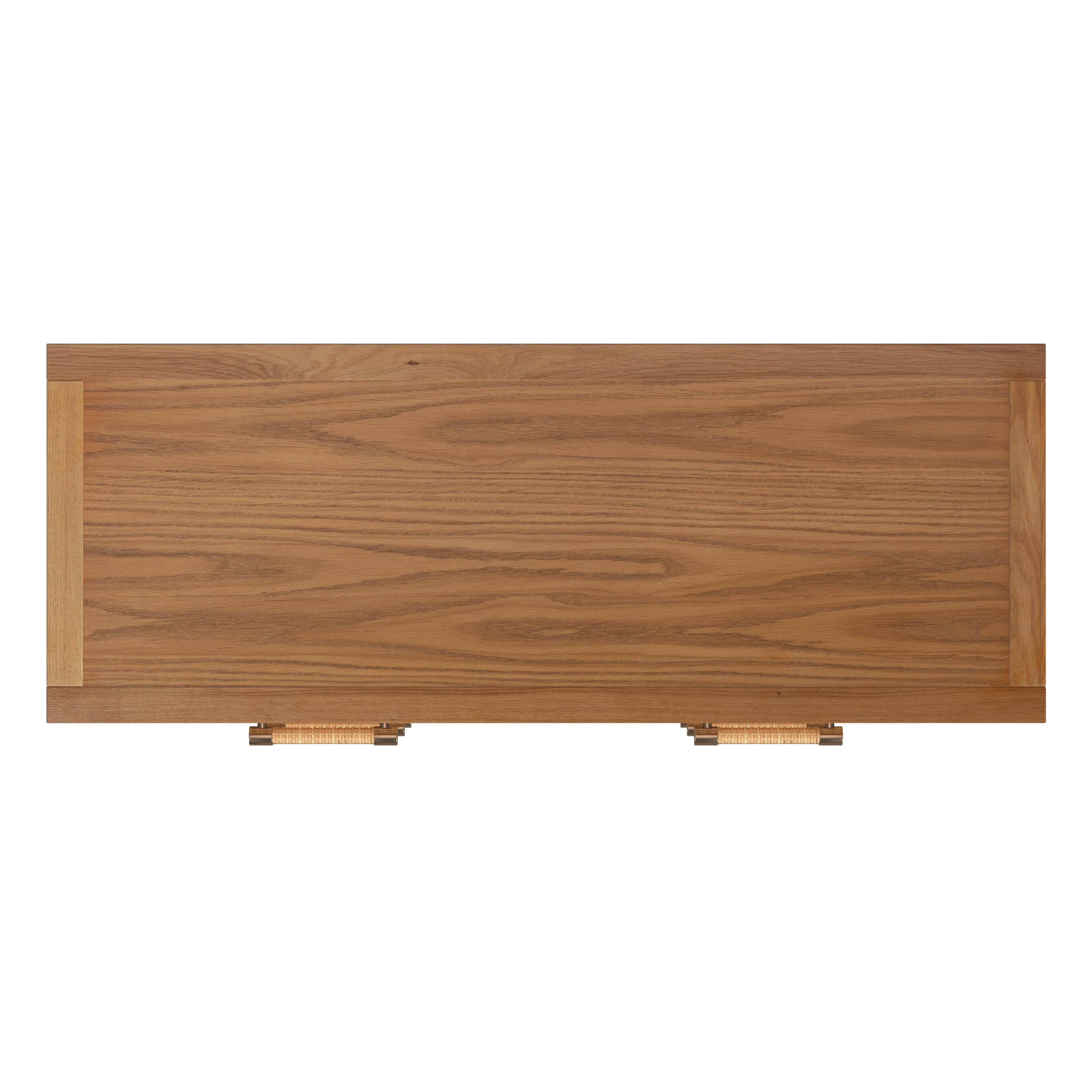 Alt View 6. Butler Specialty - Mesa 44 in. W Cane and Wood 6 Drawer Dresser - Natural.