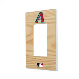 Keyscaper - Arizona Diamondbacks Baseball Bat Design Single Rocker Light Switch Plate - Multicolor