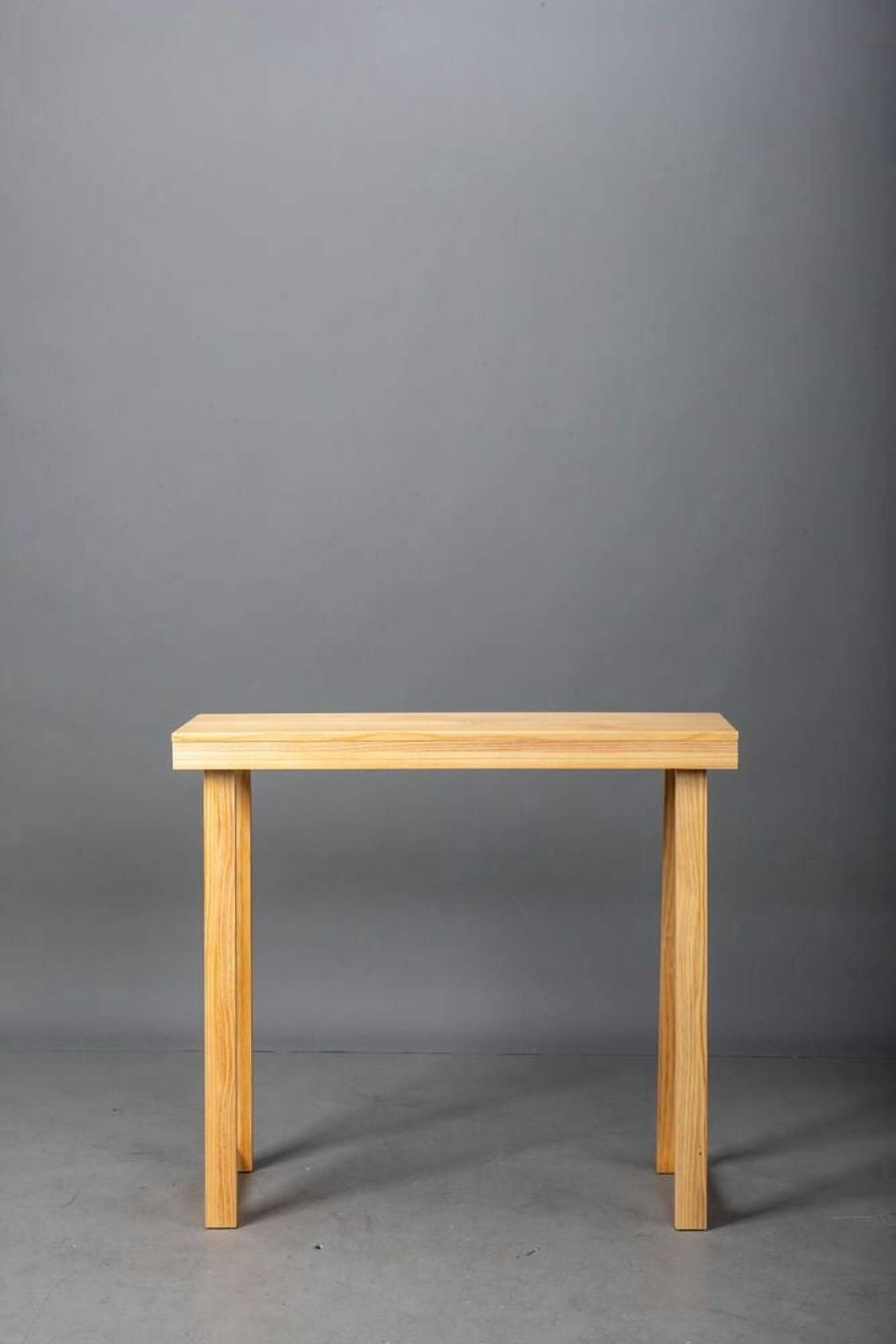 Alt View 2. Kadyn - Solid Wood Console Table For Entryway, Sofa Table Narrow Entryway Table For Hallway, Behind The Couch, Living Room - Brown.