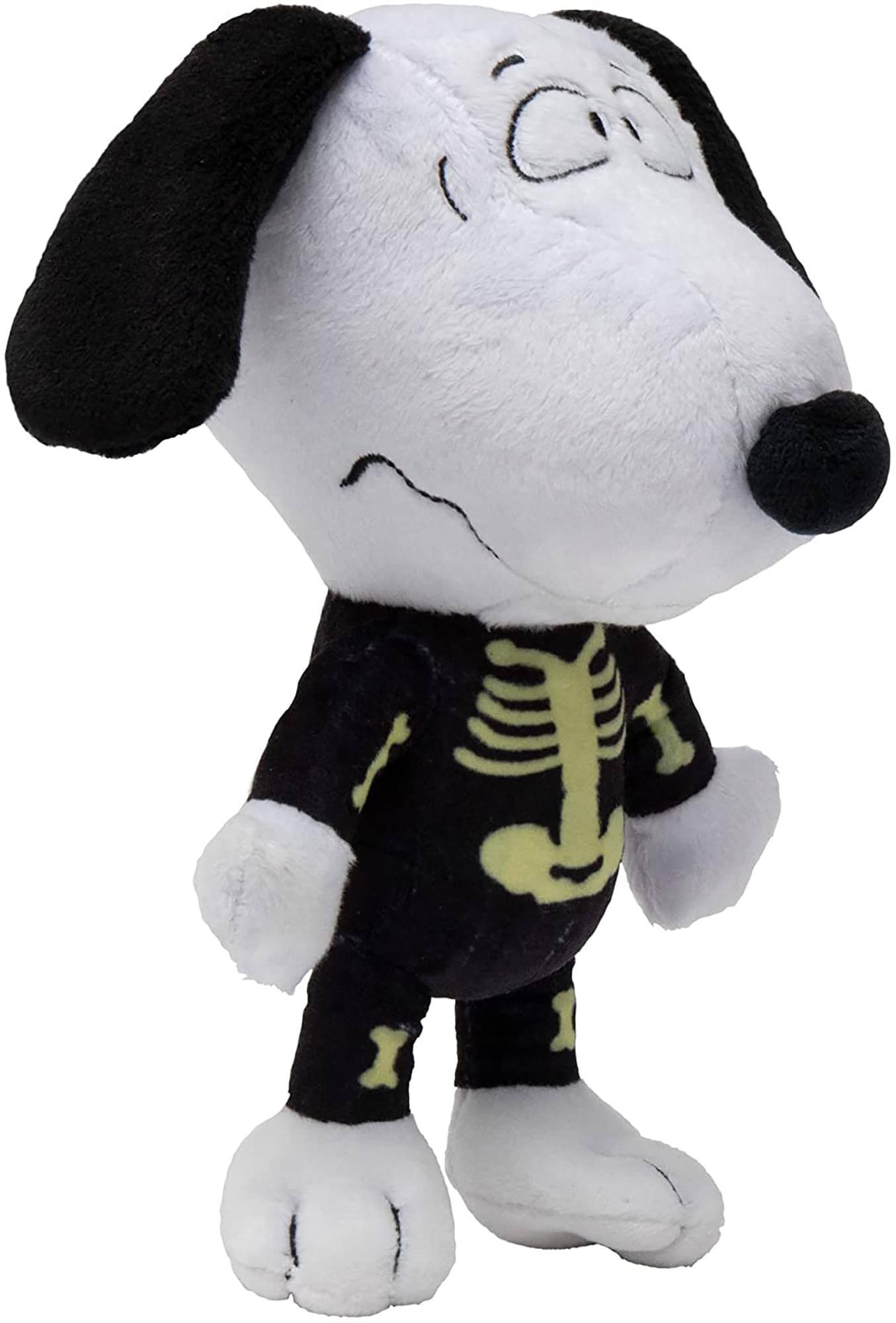 Alt View 1. JINX - The Snoopy Show 7.5 Inch Plush | Skeleton Costume Snoopy - Black.