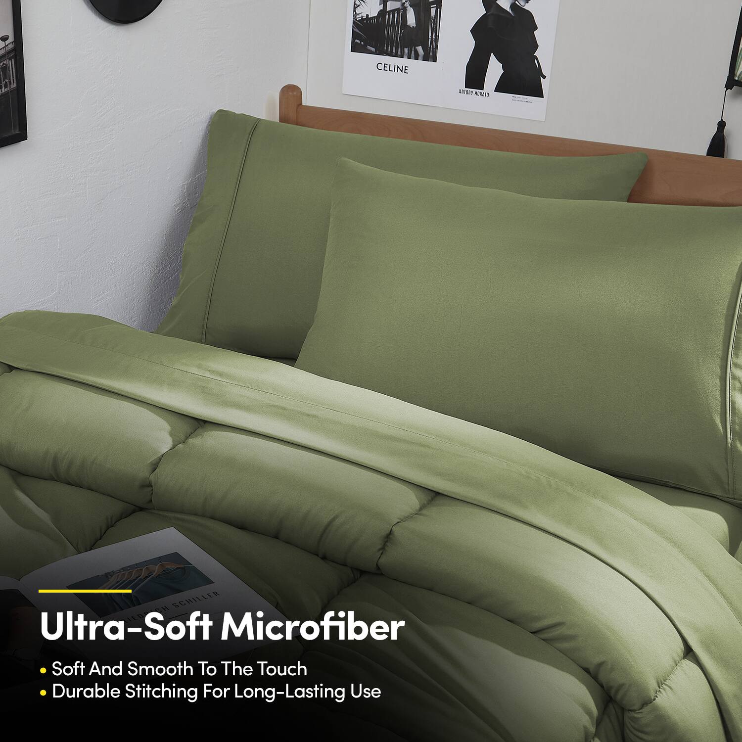 Ultra-Soft Microfiber  
- Soft And Smooth To The Touch  
- Durable Stitching For Long-Lasting Use
