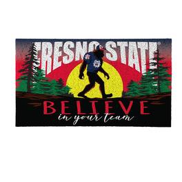 Evergreen Enterprises - Fresno State Bulldogs 28" x 16" Bigfoot Believe in Your Team Turf Door Mat - Multicolor