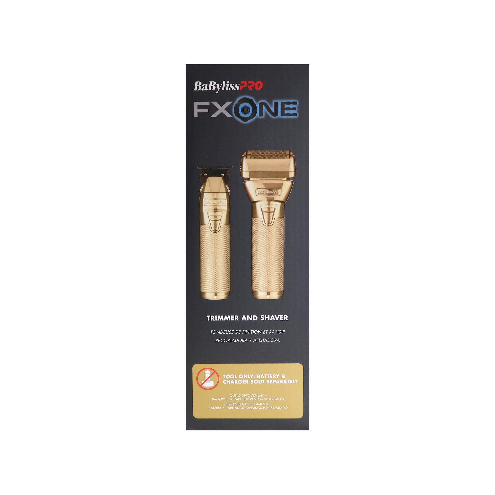 BaByliss PRO FX ONE TRIMMER AND SHAVER TONDEUSE DE FINITION ET RASOIR RECORTADORA Y AFEITADORA TOOL ONLY: BATTERY & CHARGER SOLD SEPARATELY