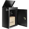 VEVOR - Package Delivery Boxes for Outside 15.4" x 10.6" x 20.5", Galvanized Steel Wall Mount Mailbox with Coded Lock - Black