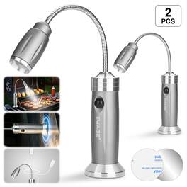 IMAGE - 2 Pack BBQ Grill Lights - Silver