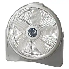 Lasko - 20 Inch Cyclone Portable Full-Tilt Floor or Wall Mount Pivoting Fan - White