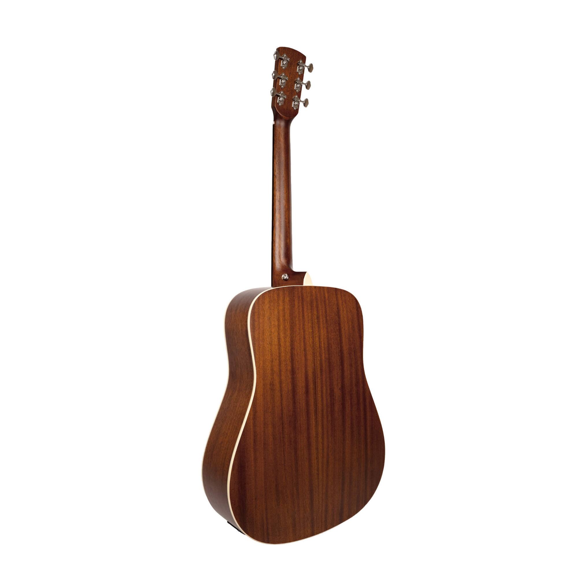 Left. Gold Tone - Gold Tone The Dread Acoustic-Electric All Solid Wood Guitar with Bag (Satin Natural).