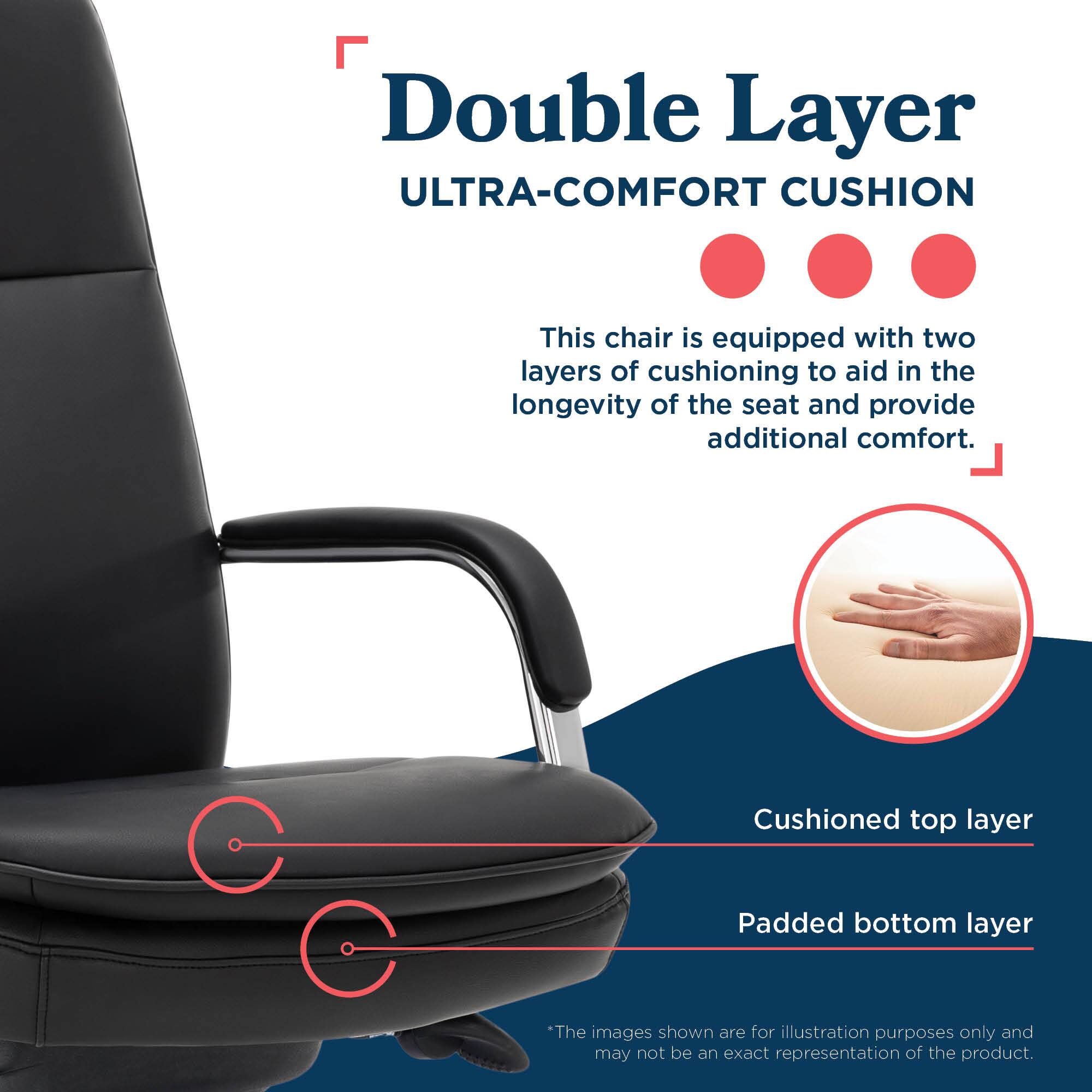 La-Z-Boy Opus Executive Mid-Back Bonded Leather Office Chair