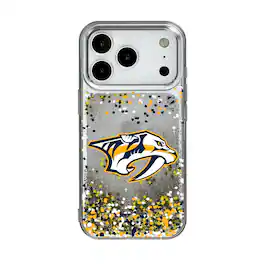Keyscaper - NHL - Nashville Predators iPhone Confetti Glitter Case - 13 - Multicolor