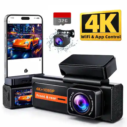 17:59
40
32G
4K WiFi & App Control
4K+1080P Front & rear
12.0 Mogo PINGA Leas
170 Wido Angle LONG