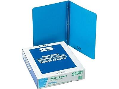 Oxford 25 Report Covers  
Covers & Rappports  
Couvertures De Rapports  
Cubiertas De Reportes  
52501  
Report Covers  
Light Blue