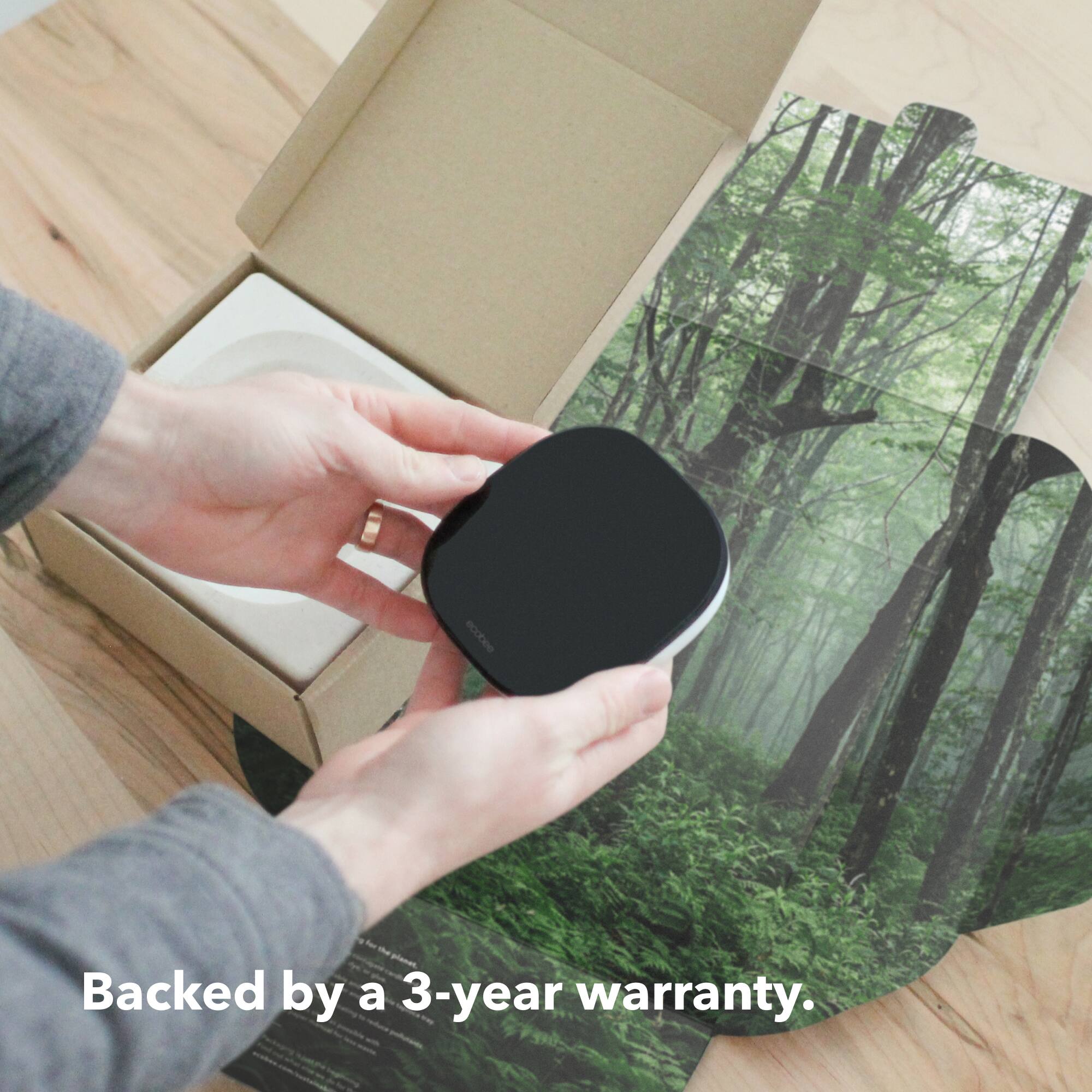 Backed by a 3-year warranty.