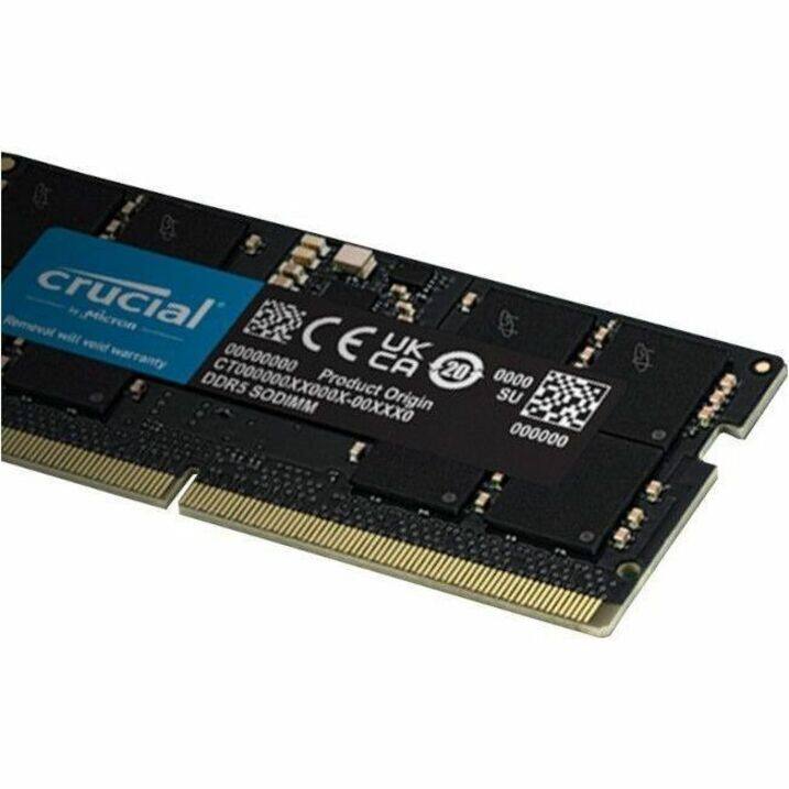 Crucial by Micron  
Permanent will CE UK warranty  
CT000000XX000X-00XXXO  
Product Origin SU  
DDR3 SODIMM  
00000000