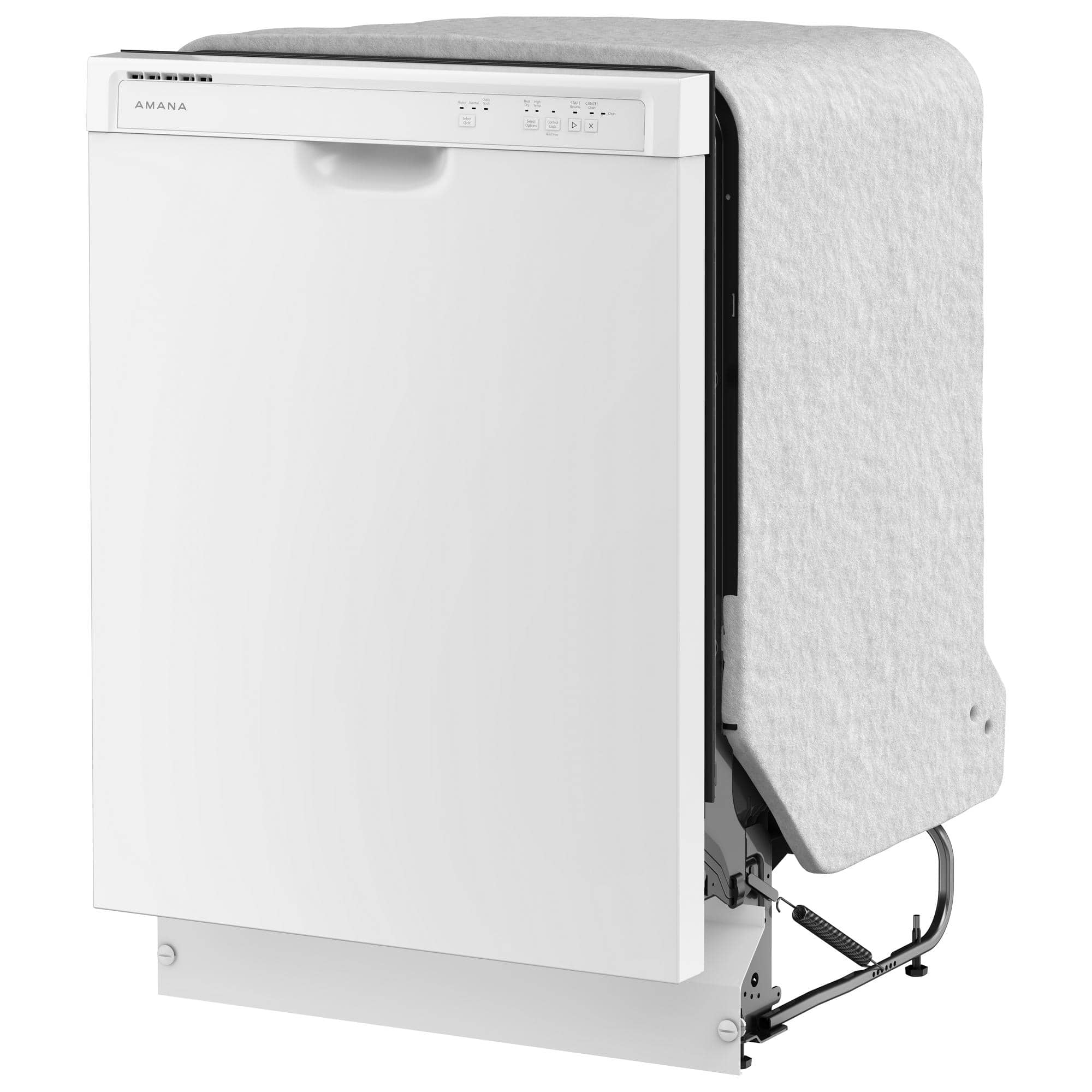 Amana a 1.5 cu. ft. microwave oven.