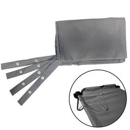 Disc-O-Bed - 2XL Cot Sheet for Portable Folding Bed Systems and Camping, Grey - Gray