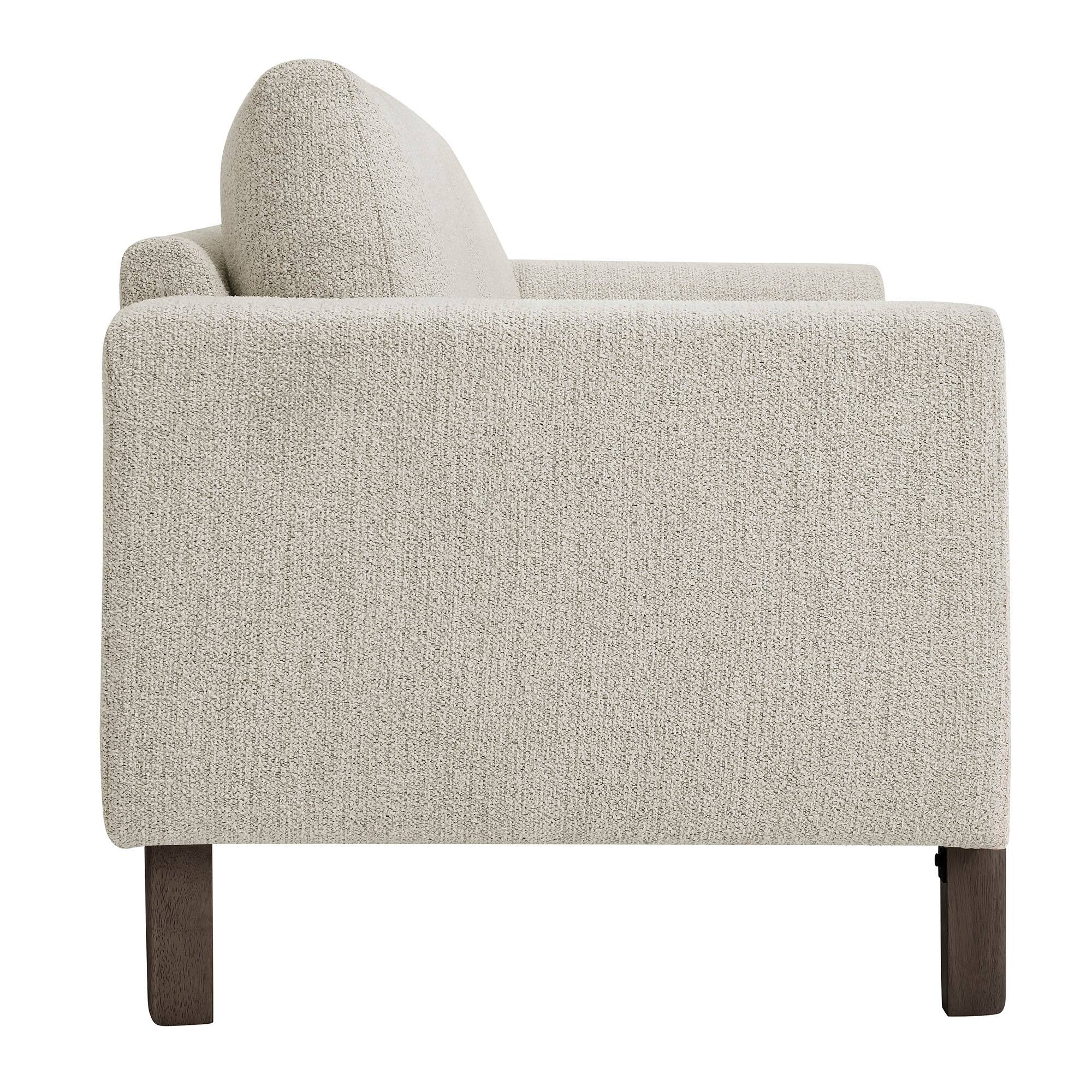 Alt View 2. Modway - Hawken Boucle Fabric Loveseat by Modway - Parchment Espresso.