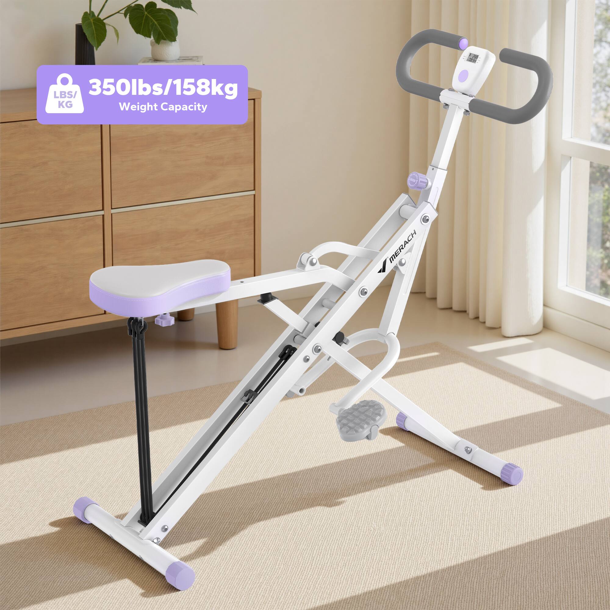 LBS/KG  
350lbs/158kg  
Weight Capacity  
MERACH