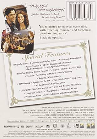 Alt View 1. My Best Friend's Wedding   - DVD.