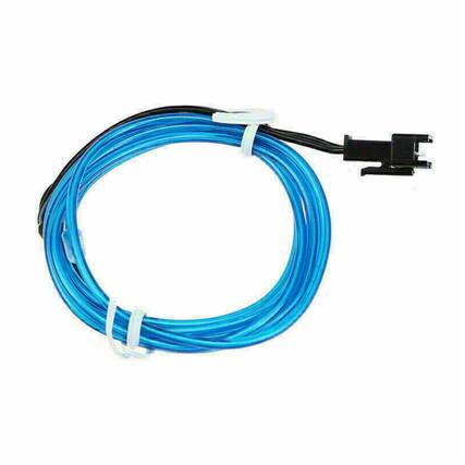 Front. Home Collection - Car LED Neon Light Glow EL Wire Strip 1M - Blue.