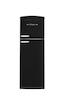 Front. Unique Appliances - 24 in. Wide Classic Retro 11 cu.ft. Top Freezer Refrigerator - Matte Black.
