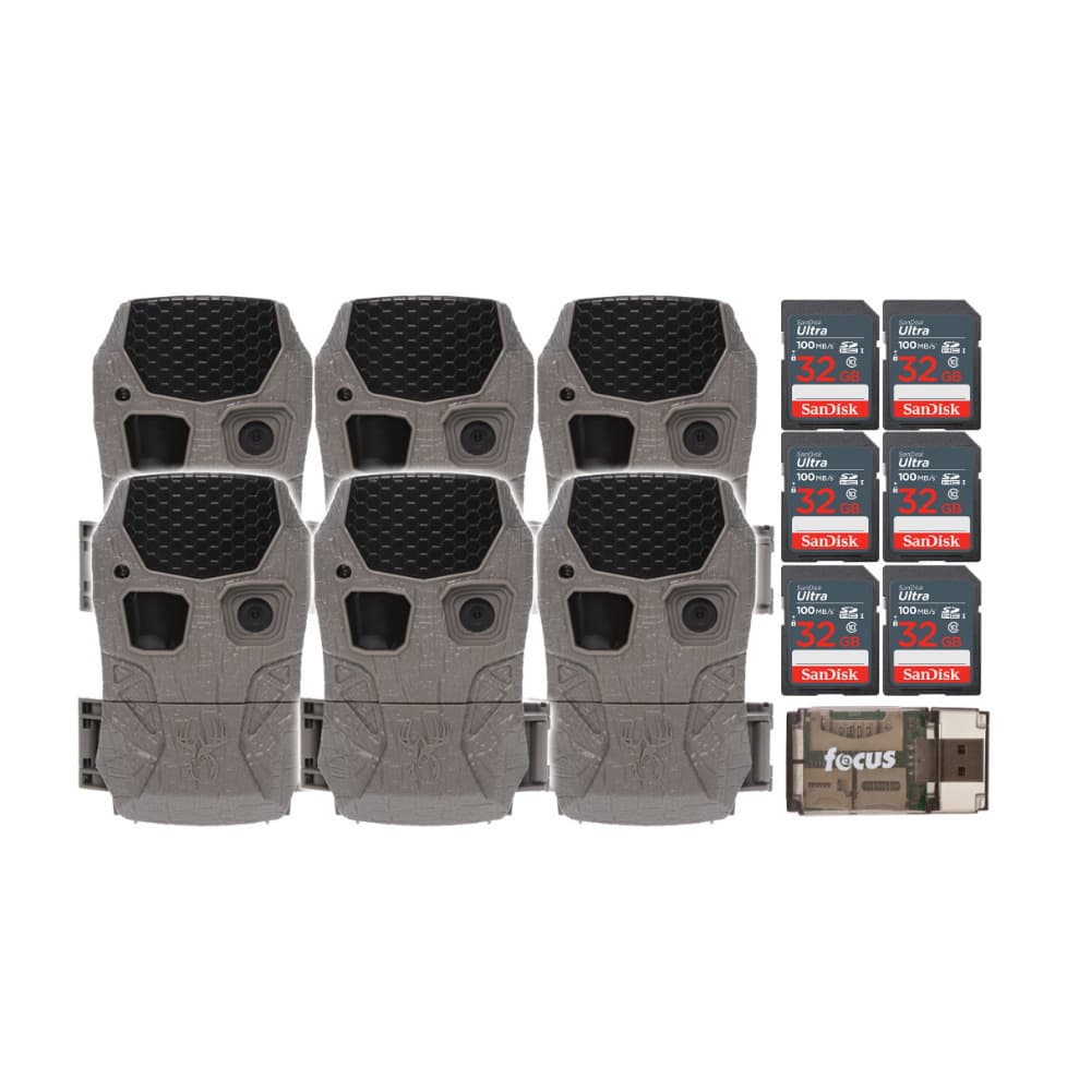 Bundle - Wildgame Innovations - Kicker 2.0 Lightsout Trail Camera 6 Pack price history on PriceWatchPro