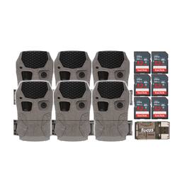Bundle - Wildgame Innovations - Kicker 2.0 Lightsout Trail Camera 6 Pack