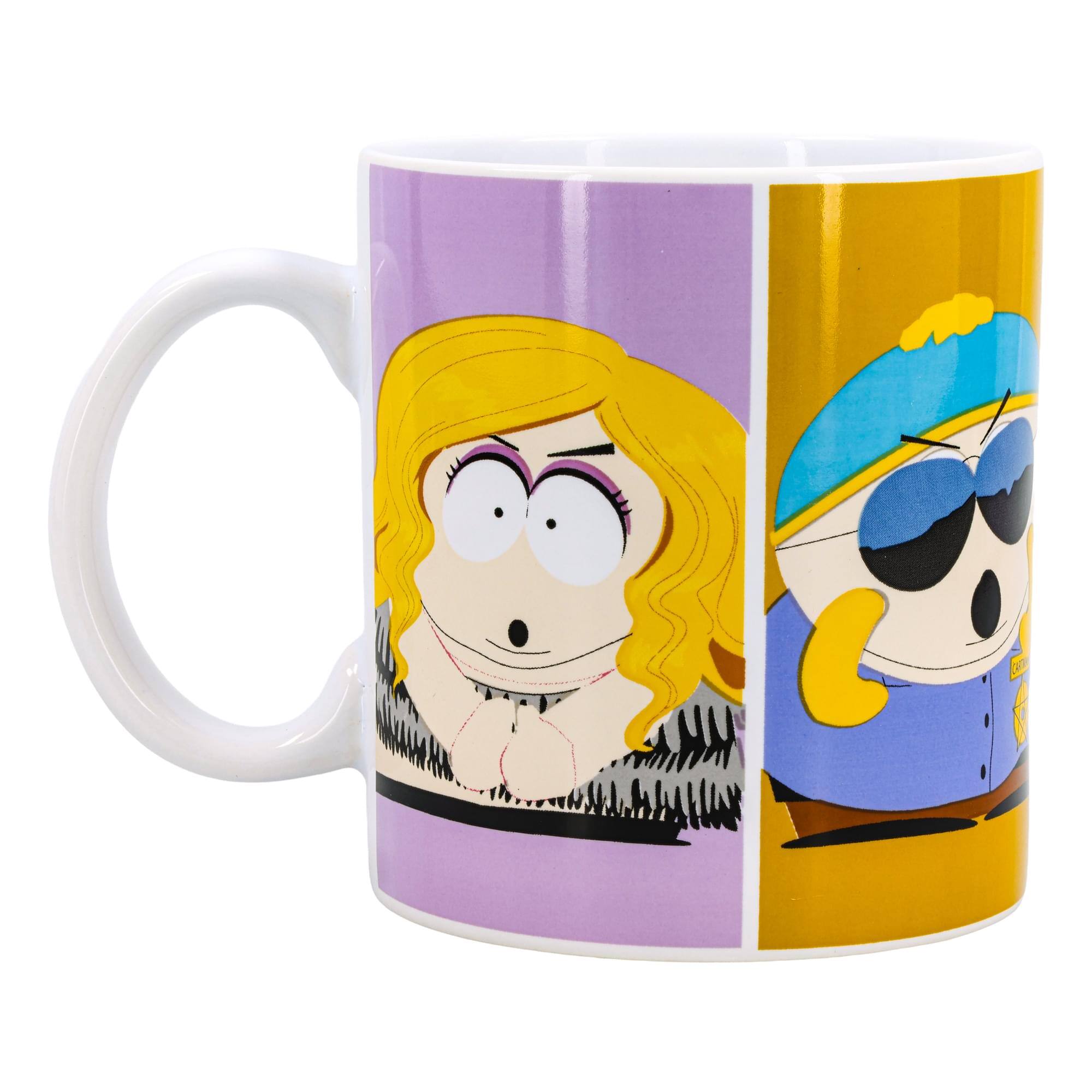 Alt View 10. Silver Buffalo - South Park Multi-Cartman 20-Ounce Ceramic Mug - White.