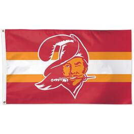 WinCraft - Tampa Bay Buccaneers 3' x 5' Historic Team Logo One-Sided Flag - Multicolor