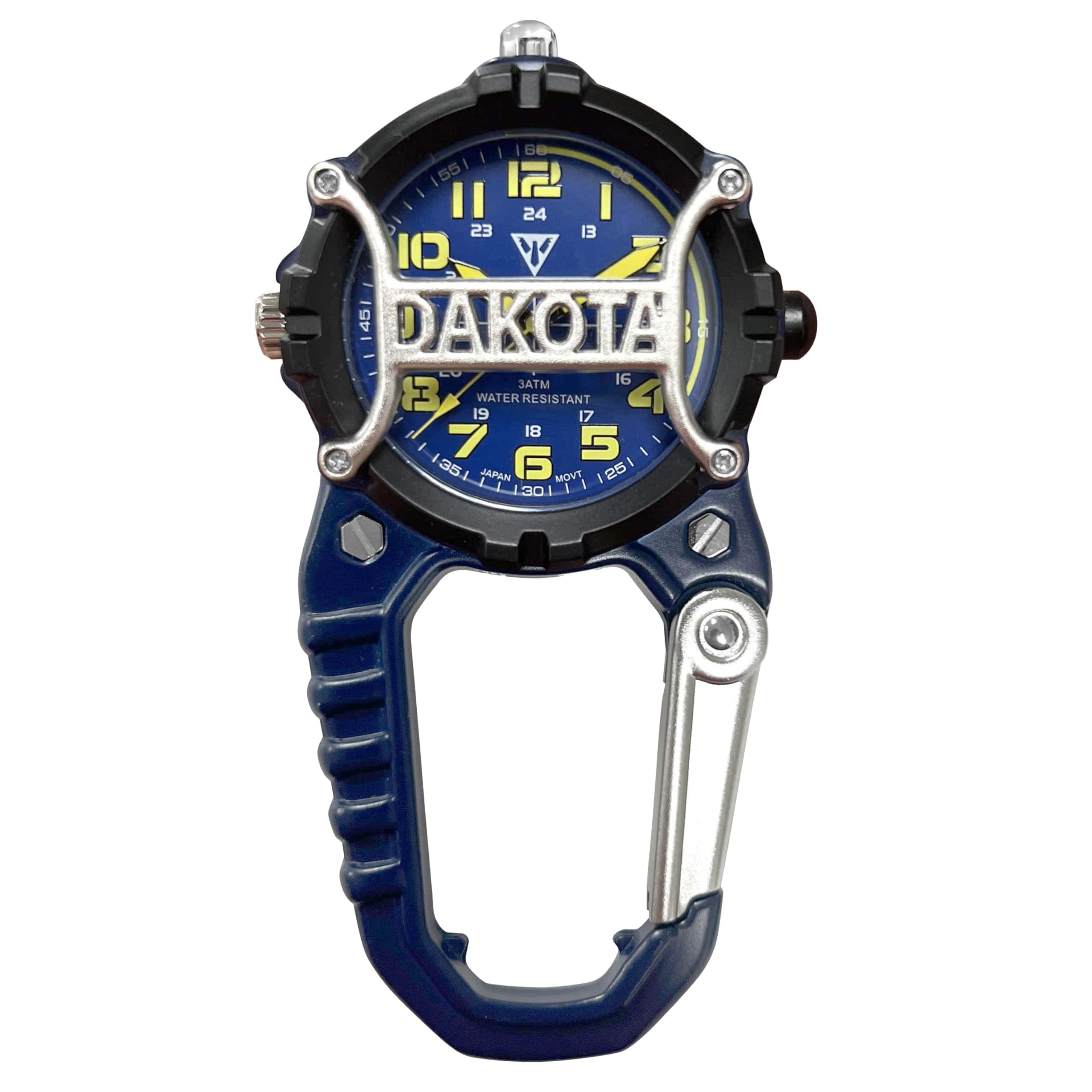 Dakota - Cage Clip Watch with Dial Protection, Outdoor Gifts for Men and Women, Clip On Watch - Blue