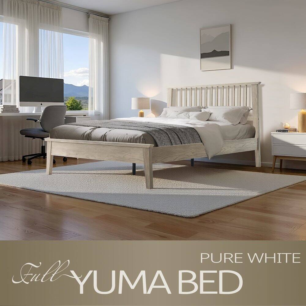 PURE WHITE Full YUMA BED