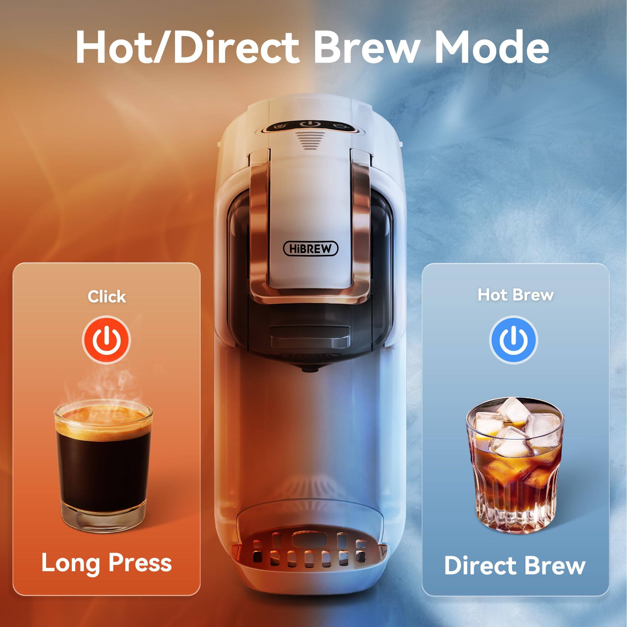 Hot/Direct Brew Mode

Click  
Long Press

Hot Brew  
Direct Brew
