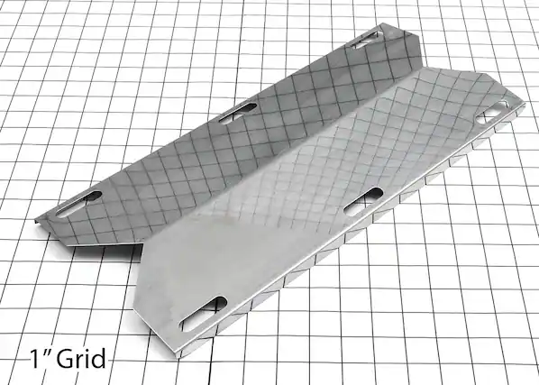 Front. Music City Metals - Replacement Part 92631 | Fits Music City Metals Models and more | Grill Grates heat plates and angles.