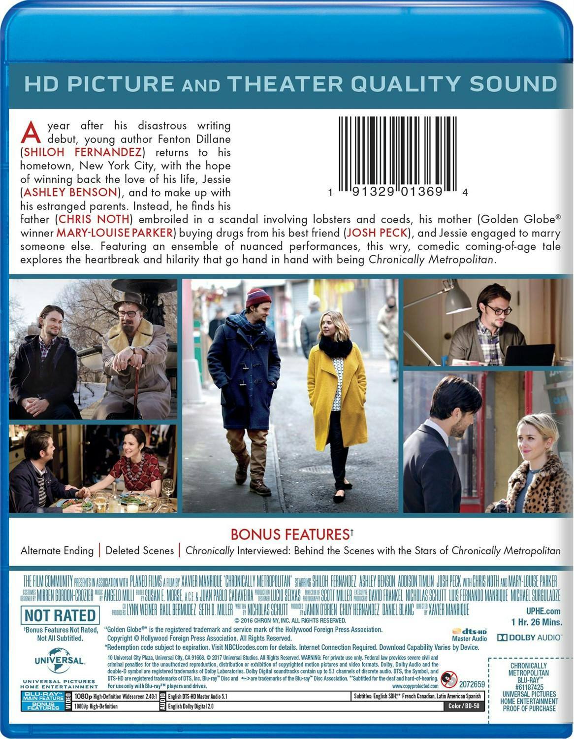 Angle. Chronically Metropolitan (Blu-ray + Digital HD) [Blu-ray].