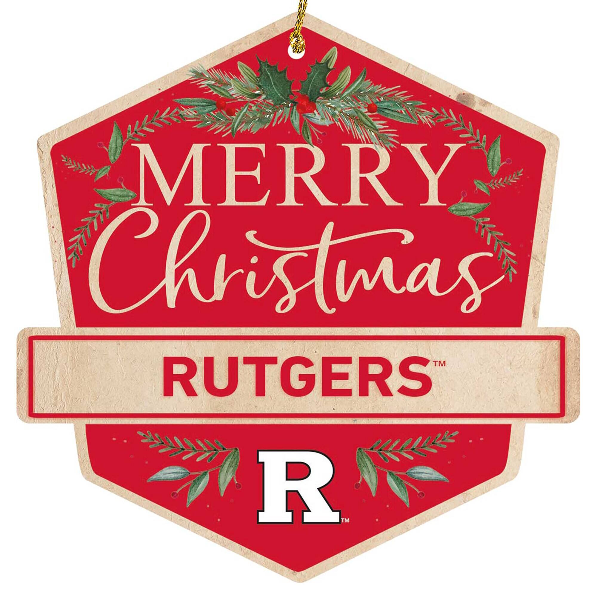 MERRY Christmas  
RUTGERS  
R