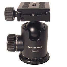 Matthews - BH-20 Ball Head with Quick Release Plate, Supports 26 lbs