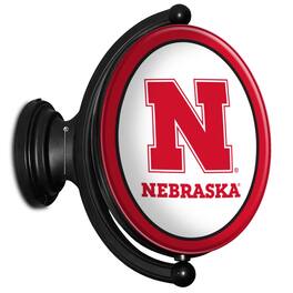 The Fan-Brand - Nebraska Huskers 23'' x 21'' Illuminated Rotating Wall Sign - Multicolor