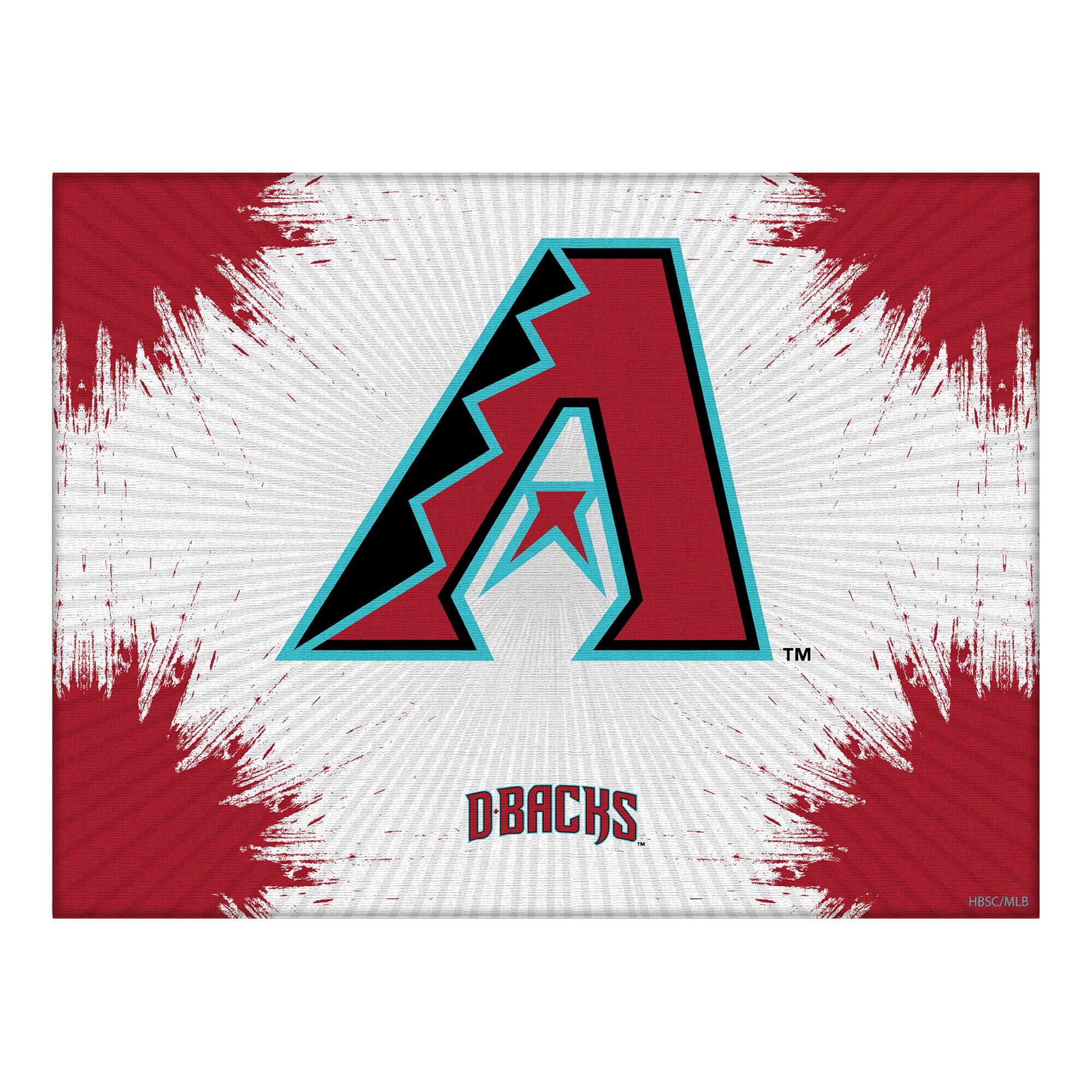 Arizona Diamondbacks 24" x 32" Splash Canvas Wall Art
